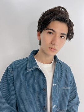 ディレクト 新宿(Direct) 【センターパートかき上げヘア】ナチュラルパーマ/新宿