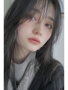 ラナ 新宿(lana) こなれミディアム/顔まわり/レイヤーカット【lana hair 新宿】