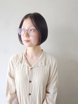 ラトリエコンタン(L´atelier Content) 30代40代50代おすすめ　あごラインのナチュラルボブ