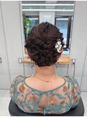 ボブヘアのアップアレンジ【清板】