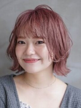 ワン 川崎(ONE) オリーブベージュ/ウェットヘア /レイヤーカット /川崎