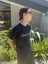 ノラジャーニー(NORA Journey)&nbsp;メンズボブウルフメンズミディアムレイヤーカットメンズウルフ