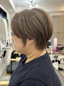 メモリーズ 水天宮前店(Memories) 30代40代50代白髪ぼかし丸みショートくびれショート