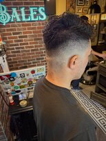 バレス 田町(BALES)&nbsp;スキンフェードS字パーマスタイル