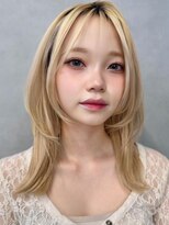 サンドレオ 新宿店(sand Leo)&nbsp;フェイスフレーミング/ココアベージュ/ブリーチ/ハイトーン/新宿