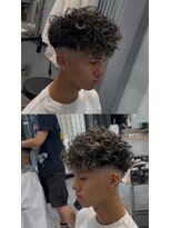 ノア(NOAH)&nbsp;【史進】スペインカール外国人風パーマスパイラルパーマフェード