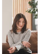 エアー 銀座タワー(AIR)&nbsp;【藤岡】顔まわりレイヤー×小顔ミディ