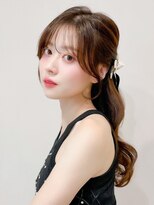 レア 表参道(L'ea)&nbsp;・黒髪クラゲヘアオリーブグレー小顔ココアベージュ