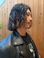 ブクレット(Bouclettes)&nbsp;心斎橋/メンズパーマ/ミディアム/波巻き