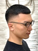 ヨシザワインク プレミアム 横浜 桜木町店(YOSHIZAWA Inc. PREMIUM) クロップフレンチクロップバズスキンフェードバーバースタイル