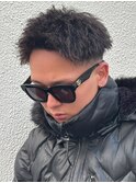 スパイキーショート/アップバング/フェード/mem's/眉毛