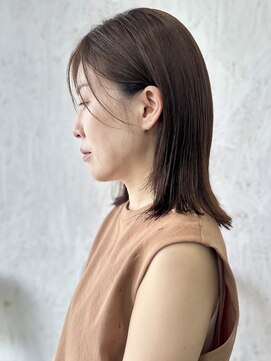 ザヘアメイクシェア(THE -HAIR MAKE SHARE-) 素髪でキマる。余裕の大人ミディアム。