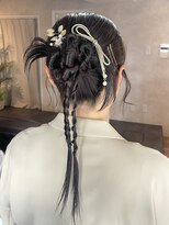 サンルーム(SUN room) タイトカチモリみつあみねじり編みたらし個性的アレンジ