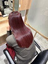 セロ 東辻井店(SERO)&nbsp;カシスピンク/暖色系/ブリーチなし/ロブ/髪質改善トリートメント