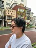 【フェザーパーマ】メンズカット+メンズパーマ(フェード+¥550)