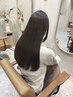 カット+縮毛矯正+プレミア補修トリートメント