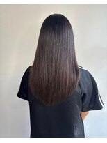 ヘアーメイク ラグズ(Hair Make Luxtz) 髪質改善 ツヤ髪ストレートヘア大人ガーリー