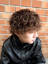 エルマーク 本山(L-MARK)&nbsp;シャドウパーマ/ツイストパーマ/メンズ/センターパート/波巻き