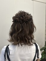 カイノ 福岡天神店(KAINO)&nbsp;ゆるふわハーフアップアレンジ