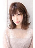 『estrela』透け感ココアクラシカルボブ