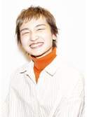 ベリーショート×アッシュベージュ