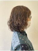 髪質改善　ミディアムパーマ　森藤指名