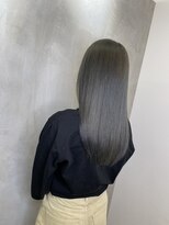 アンダーバーホワイトモデ 河内長野(_WHITE mode)&nbsp;☆ 透明感カーキーグレージュカラーケアブリーチ