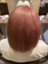 アフィックスヘア 新小岩(affix hair)&nbsp;メルティカラー×ペールピンク×ボブ