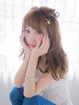 オジコロジ(ojiko.roji)&nbsp;☆月曜日営業☆ojiko.roji愛され女子のゆるふわハーフアップ