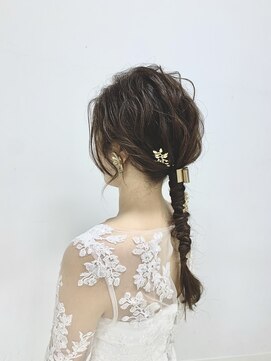 パズードコー(PSSD-CO.+5) ポニーテールアレンジ　ナチュラルドレス