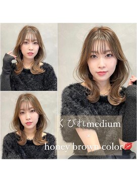 トルネード(TORNADO) 韓国風ヘア 外国人風ヘア くびれヘア ハニーブラウンM1112