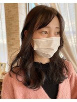 イースタイル 志都呂店(e-style com’s hair) フェイスレイヤーとダークグレージュ