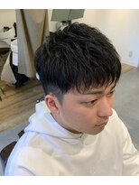 クフィア メンズヘアー カンポ 難波店(CUFFIA MEN'S HAIR CAMPO)&nbsp;大人髪束感ショートスタイル/ダークアッシュ/ベリーショート