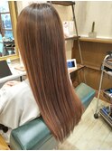 クセ毛矯正+アルカリ酸熱トリートメント [３０代４０代50代]