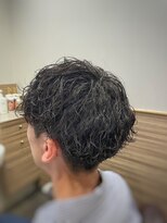 銀座マツナガ 神田店 メンズパーママッシュ波巻きスパイラル学生