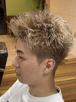 ゴリラビスケッツ(GORILLA BISCUITS)&nbsp;哀・戦士［メンズ/マッシュ/ツイストパーマ/眉毛］