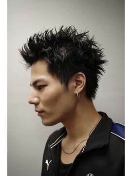 カー(KAH) メンズカット　ツンツン　パンク　スパイキーショート