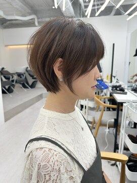 ビューナゴヤ 名駅(VIEW NAGOYA) デザインカラー/ウエットヘア/オリーブベージュニュアンスパーマ