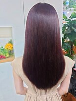 リコ 池袋東口店(Liko)&nbsp;【Liko　池袋東口店】バイオレッドブラウン　髪質改善ストレート