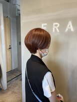 フレーム なんば店(FRAME) ▽ハンサムショート×ピンクカラー