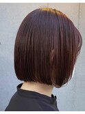 ノーマルカラーでレッドブラウン