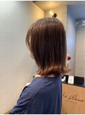 20代30代40代髪質改善カラーアッシュベージュ艶感ストレート