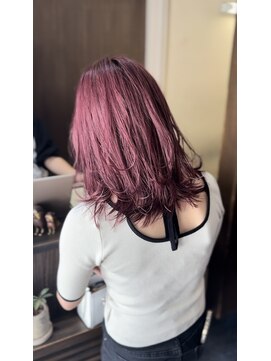 ログ 高松木太店(Log) ブリーチ/ダブルカラー/ケアブリーチ/レイヤーカット/ボブ/高松