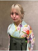 卒業式ヘアセット カチモリヘア 新宿 新宿東口
