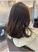 ミディアムレイヤースタイル