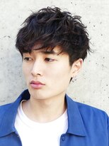 キングオブヘアバイノイズアンドフィフス 京都駅前店(KING of hair by NOISM&fifth)&nbsp;緩め波巻きスパイラルパーマシャドウパーマメンズマッシュウルフ