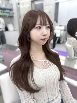 エヌアイ オモテサンドウ(ni omotesando) 透明感たっぷりマロンベージュカラー