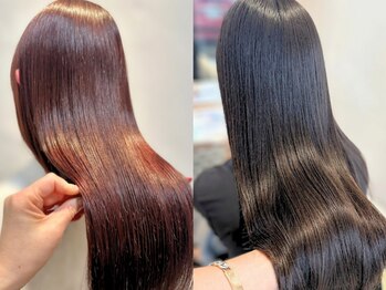 イーストハムヘッドショップ(EAST HAM head shop)の写真/髪質改善カラーは「カラーなのに、質のいいトリートメントしたみたい」そんな声が多数★モテ艶カラーで◎