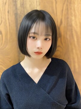 アマトウキョウスマートサロン(AMA TOKYO×Smart Salon) 韓国ヘア 2wayバング レイヤーカット くびれヘア 顔周り