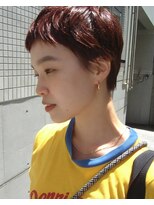 ナヌーク シブヤ(nanuk shibuya)&nbsp;ダークチェリー・くせ毛風ショートパーマ